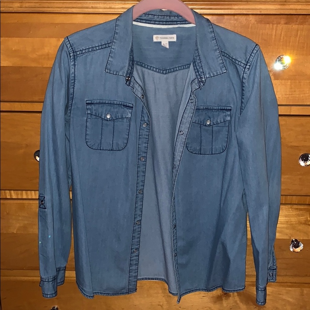 Denim look Flannel